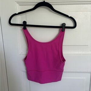 Pink lululemon tank top/ bralette